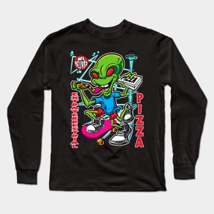 Extraterrestrial Pizza Long Sleeve T-Shirt